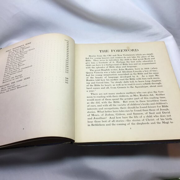 The Illustrated Bible Story Book Old Testament Illustrator Milo Winter 1928 HC - Picture 11 of 16